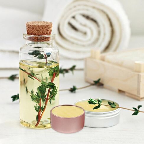 Beavorty 12pcs Candle Jar Candle Containers with Lid Empty Round Candle Tin 4 Oz Candle Wax Round Metal Containers Cookie Tins Candle Storage Tins Canning Kit Tea Travel Cup Aluminum in Saudi Arabia