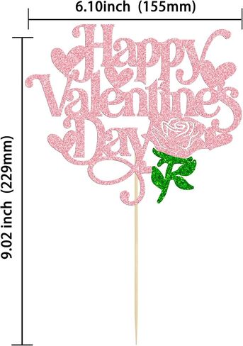 Gyufise 24Pcs Galentines Day Cupcake Toppers Red Glitter Happy Galentines Day Cupcake Picks for Galentine's Day Decoration Friends Galentines Party Decor Valentines Day Party Supplies in Kuwait