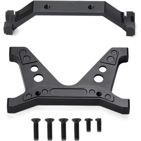 RC Crawler Car Aluminum Front Rear Chassis Brace Mount Frame Rail Brace Bracket for 1/10 Axial SCX10 II 90046 90047 SCX10 Upgrades Parts Accessories