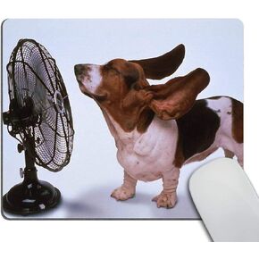 Smooffly Non-Slip Rubber Comfortable Customized Mousepad New Basset Hound Cooling Off PC Computer Mouse pad