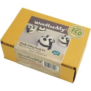 Woolbuddy Needle Felting Kit for Beginners Adults, Panda Craft Set, Includes Tools, Wool, and Clear Instructions for Fun DIY Crafts
