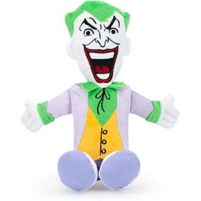 DC Comics Plush Joker Squeaky Dog Chew Toy - Light to Moderate Chewing Dog Toy, 13 Inches, by Crowded Coop