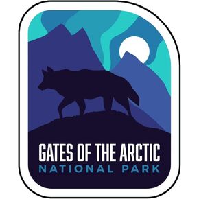 Vagabond Heart Gates of The Arctic National Park Patch - Iron On Travel Badge - Gates of The Arctic Souvenir