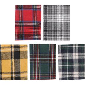 20 Pcs Iron-on Plaid Patches Buffalo Fabric Patches Heat Transfer Patches Clothing Repair Patches Clothes Mending Patch Pant Knee Patches