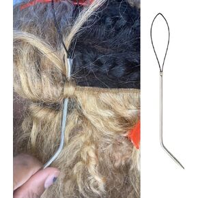 Illusion Crochet Needle Hook for Hair Extensions, Crochet Braids, Interlocking Locs, and Human Hair Bundles (Set II)