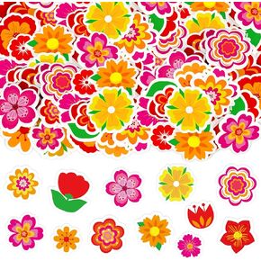 300Pcs Spring Foam Stickers, Cute Cartoon Flower Butterfly Bee Foam Stickers Hello Spring Self Adhesive Decorative Stickers for Easter Party Favors Decor Classroom DIY Crafts Activity