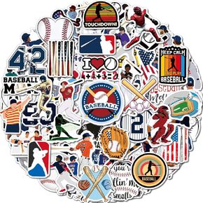 Benresive 300 Pcs Sports Stickers for kids, Sport Stickers for Water Bottles, Waterproof Water Bottle Stickers for Boys, Vinyl Laptop Stickers Packs, Kids Boys Classroom Prizes for Elementary Students