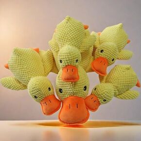 Mellow Dog Calming Duck, The Mellow Dog Duck, Calming Duck Dog Toy, The Mellow Dog Calming Pillow, The Mellow Dog Calming Duck Dog Toy, Dog Duck Toy with Quacking Sound for Indoor Dog（Small） (Medium)