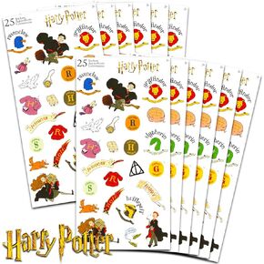 Harry Potter Party Favors for Boys & Girls Bundle ~ 12 Pack Harry Potter Sticker Sheets for Kids Birthday Party Goodie Bags | Harry Potter Party Supplies