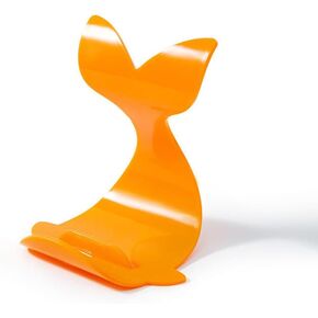 Whale Shape, Stable and Durable, Provides You with a Convenient Viewing Experience Anytime and Anywhere Mobile Phone Tablet Holder, JYZJ001, orange.