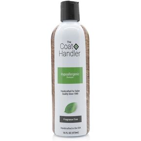 Hypoallergenic Dog Shampoo - All Natural Ingredients, for Pets with Sensitive Skin, Hypoallergenic, 5 to 1 Concentration, Non-Scented (16 oz)