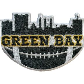 Green Bay Embroidered Sew on Patch - Iron on Patches for Animal Lovers, Indian Wildlife Lovers - Environment Emblem for Jackets, Jeans, Backpacks, Hats and Shirts