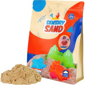 Sensory Sand 2 Pounds of Brown Play Sand for Boys and Girls