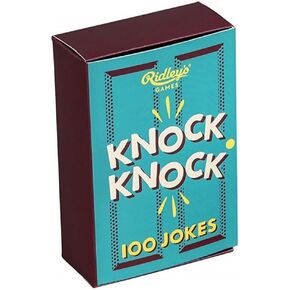 بطاقات Ridley 100 Knock Joch Joke-تتضمن 100 نكات للأطفال والبالغين ، النكات المضحكة للمتعة الصديقة للعائلة-تجعل فكرة هدية رائعة