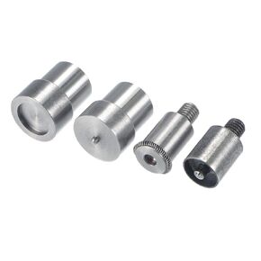 uxcell 10mm Snap Fasteners Button Die for Hand Press Machine Setter Carbon Steel Pointed Fasteners Tool M8x1.25mm Install Thread