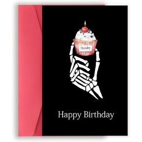 Creepy Michael Myers Birthday Card, Funny Horror Movies Killer Bday Greeting Card, Happy Halloween Birthday Gifts Cards, Mike Myers Birthday Decorations, You Blow Out The Candle