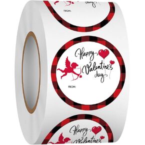 Heyfibro 500 PCS 2 بوصة ملصقات عيد الفصح سعيدة ، من وإلى علامات الهدايا للزخارف ، أختام المغلف ، تعبئة الهدايا ، الحفلات ، البطاقات (البيض)