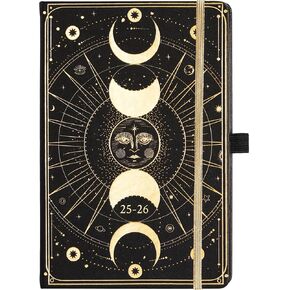 2025-2026 Planner - 2025-2026 Weekly Monthly Planner, July 2025 -June 2026, 5.75" x 8.25", Faux Leather with Back Pocket & 40 Notes Pages