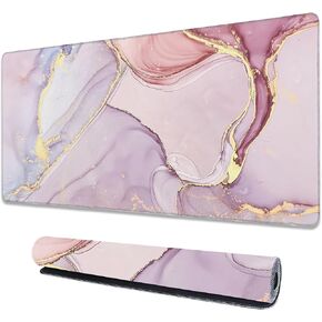 Art Colorful Florals Extended Large Mouse Pad,Large Gaming Mouse Pad,Extended Big Desk Mat Keyboard Pad,Waterproof Non-Slip Desk Mat for Home Office and Gaming 35.4x15.7 Inch in Kuwait