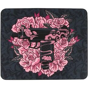 Mouse Pads EspTiger Grand Master Ling (480 x 400 x 4mm) Standard Size SR Base Micro-Coated Synthetic Fiber Surface Uzi Large Cloth Gaming Mousepad – Black
