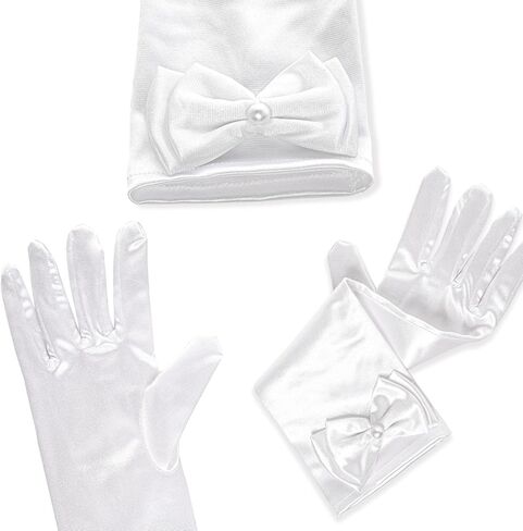 hoyuwak Princess Gloves Bow Gloves Costume Gloves Princess Dress Up Gloves for Birthday Halloween Party Wedding in Saudi Arabia