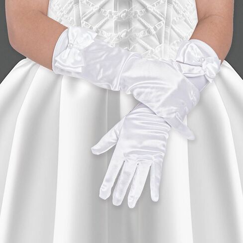 hoyuwak Princess Gloves Bow Gloves Costume Gloves Princess Dress Up Gloves for Birthday Halloween Party Wedding in Saudi Arabia