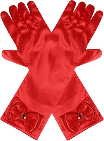 hoyuwak Princess Gloves Bow Gloves Costume Gloves Princess Dress Up Gloves for Birthday Halloween Party Wedding in Saudi Arabia