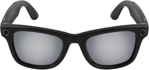 Mryok UV400 Replacement Lenses Compatible with Ray-Ban Meta Wayfarer RW4008 53mm - Eclipse Grey Photochromic in Kuwait