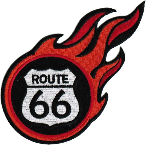 Route 69 Embroidered Patch Iron-On Sexy Highway Road Sign Parody 66 Biker Emblem in Saudi Arabia