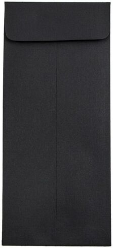 JAM PAPER #14 Policy Business Premium Recycled Envelopes - 5 x 11 1/2 - Black Linen - 50/Pack in Kuwait