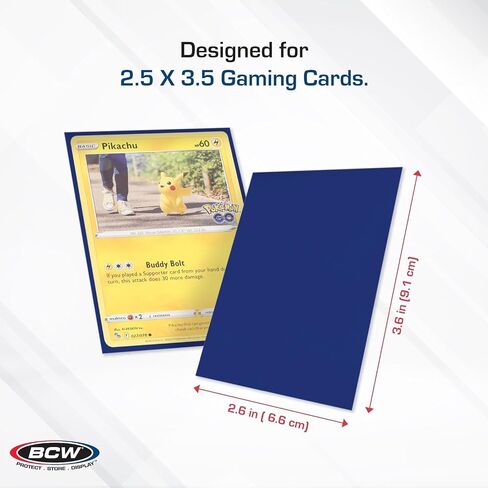 BCW Deck Guard - Double Matte Grey Card Sleeves | Acid-Free, Archival-Safe, No PVC | Anti-Glare Matte Finish | Fits Standard 2½" x 3½" Game Cards | Durable Deck Protector Sleeves | 50 Ct in Saudi Arabia