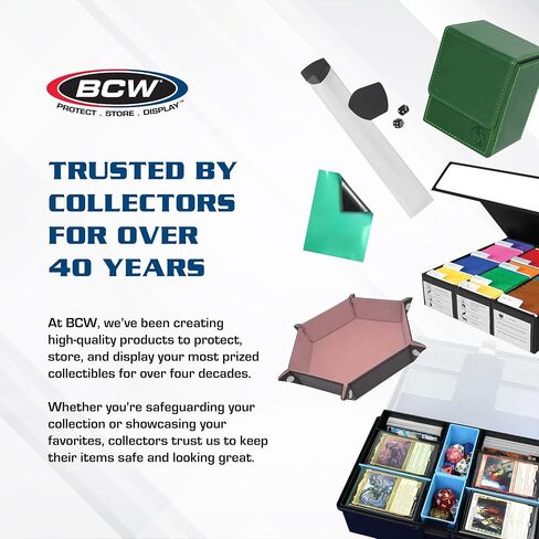 BCW Deck Guard - Double Matte Grey Card Sleeves | Acid-Free, Archival-Safe, No PVC | Anti-Glare Matte Finish | Fits Standard 2½" x 3½" Game Cards | Durable Deck Protector Sleeves | 50 Ct in Saudi Arabia