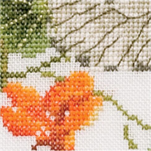 Thea Gouverneur - Cross Cross Stitch Kit - Butterfly -Honeysuckle - Aida Black - 18 Count - مجموعة تطريز للبالغين - مؤشرات ترابط التطريز DMC وغيرها من مستلزمات الغرز المتقاطعة - 439.05 in Kuwait