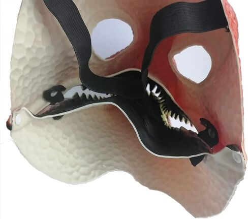 Dinosaur Mask Realistic Dino Head Mask Dinosaur Mask Moving Jaw for Dogs Dinosaur Masks for Halloween in Saudi Arabia