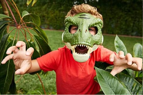 Dinosaur Mask Realistic Dino Head Mask Dinosaur Mask Moving Jaw for Dogs Dinosaur Masks for Halloween in Saudi Arabia
