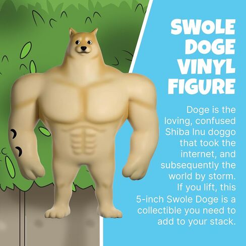 YouTooz Swole Vinyl Figure ، 5 "Buff Doge Meme Meme Meme Collection على أساس ميمات الإنترنت الشهيرة in Kuwait