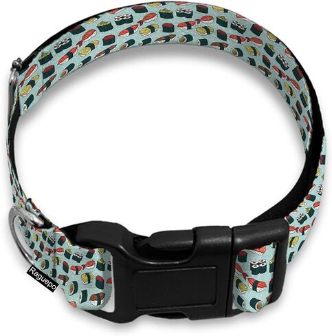 Japanese Sushi Dog Collar Pet Neck Strap for Small Medium Large Dogs Soft Adjustable Buckle in Saudi Arabia