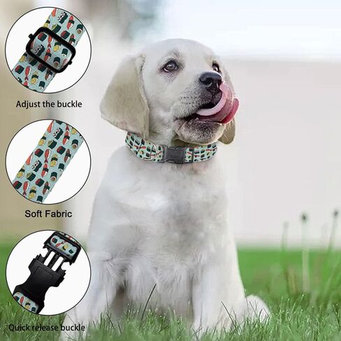 Japanese Sushi Dog Collar Pet Neck Strap for Small Medium Large Dogs Soft Adjustable Buckle in Saudi Arabia