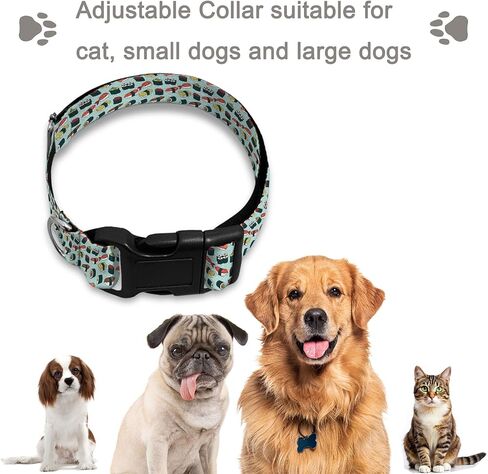 Japanese Sushi Dog Collar Pet Neck Strap for Small Medium Large Dogs Soft Adjustable Buckle in Saudi Arabia