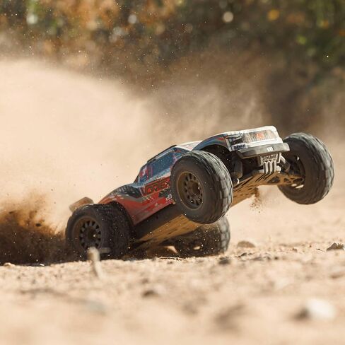 ARRMA RC Truck 1/10 VORTEKS 4X4 223S BLX BRUSHLESS Stadium Truck RTR (Battery and Charger Not Included) with DSC, RED, ARA4305V4T1 in Saudi Arabia