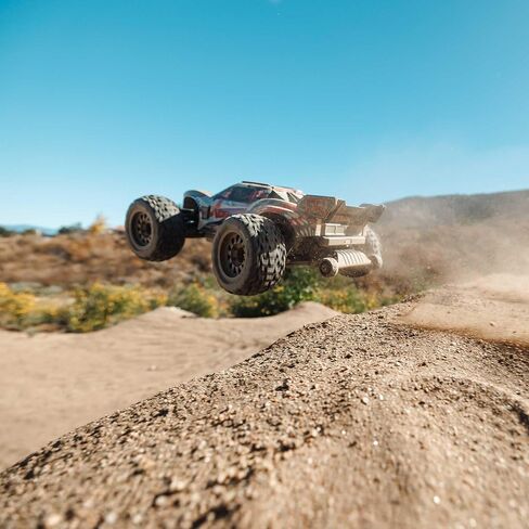 ARRMA RC Truck 1/10 VORTEKS 4X4 223S BLX BRUSHLESS Stadium Truck RTR (Battery and Charger Not Included) with DSC, RED, ARA4305V4T1 in Saudi Arabia