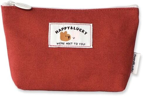 Monolike Unmatched Friends daily Pouch, Pink - Pencil Pouch, Portable Pencil Bag, Pencil Case, Office Pouch case in Kuwait