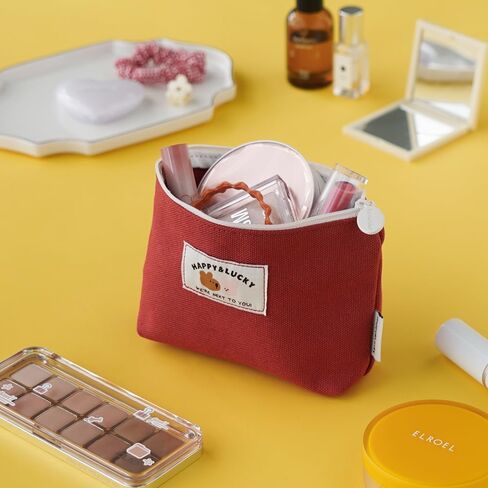 Monolike Unmatched Friends daily Pouch, Pink - Pencil Pouch, Portable Pencil Bag, Pencil Case, Office Pouch case in Kuwait