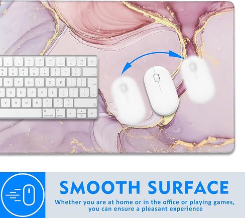 Art Colorful Florals Extended Large Mouse Pad,Large Gaming Mouse Pad,Extended Big Desk Mat Keyboard Pad,Waterproof Non-Slip Desk Mat for Home Office and Gaming 35.4x15.7 Inch in Kuwait