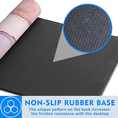 Art Colorful Florals Extended Large Mouse Pad,Large Gaming Mouse Pad,Extended Big Desk Mat Keyboard Pad,Waterproof Non-Slip Desk Mat for Home Office and Gaming 35.4x15.7 Inch in Kuwait