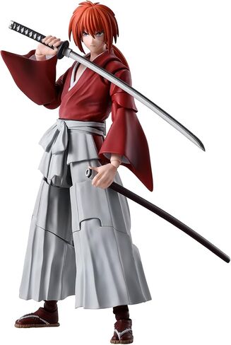 TAMASHII NATIONS - Rurouni Kenshin: Meiji Swordsman Romantic Story - Kenshin Himura, Bandai Spirits S.H.Figuarts Action Figure in Saudi Arabia