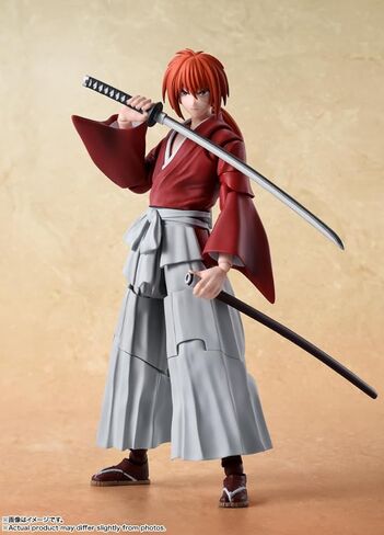 TAMASHII NATIONS - Rurouni Kenshin: Meiji Swordsman Romantic Story - Kenshin Himura, Bandai Spirits S.H.Figuarts Action Figure in Saudi Arabia