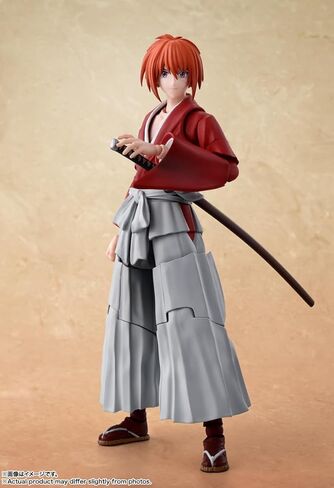 TAMASHII NATIONS - Rurouni Kenshin: Meiji Swordsman Romantic Story - Kenshin Himura, Bandai Spirits S.H.Figuarts Action Figure in Saudi Arabia