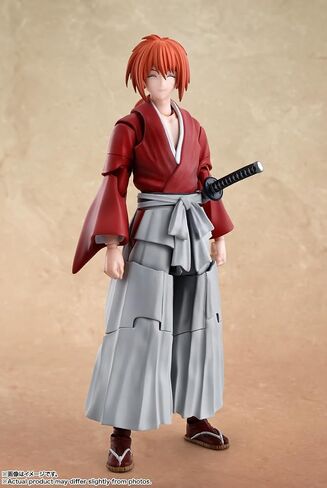 TAMASHII NATIONS - Rurouni Kenshin: Meiji Swordsman Romantic Story - Kenshin Himura, Bandai Spirits S.H.Figuarts Action Figure in Saudi Arabia