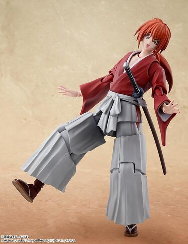 TAMASHII NATIONS - Rurouni Kenshin: Meiji Swordsman Romantic Story - Kenshin Himura, Bandai Spirits S.H.Figuarts Action Figure in Saudi Arabia